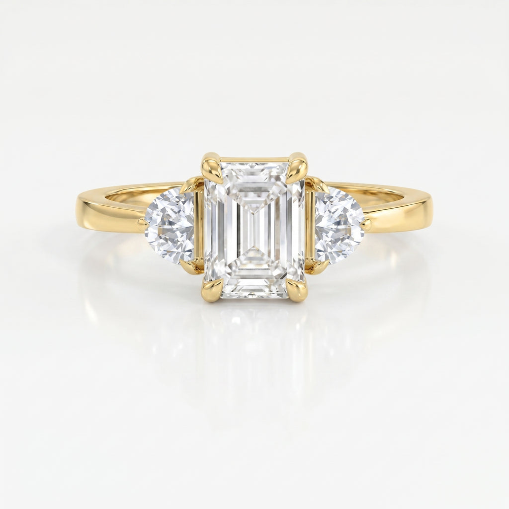 Legacy Line Emerald Ring