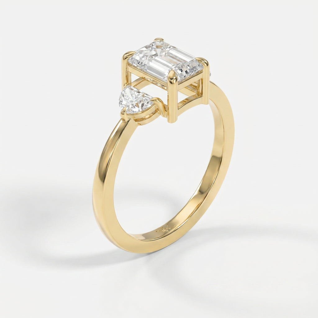 Legacy Line Emerald Ring