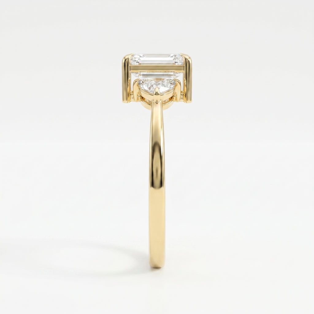 Legacy Line Emerald Ring