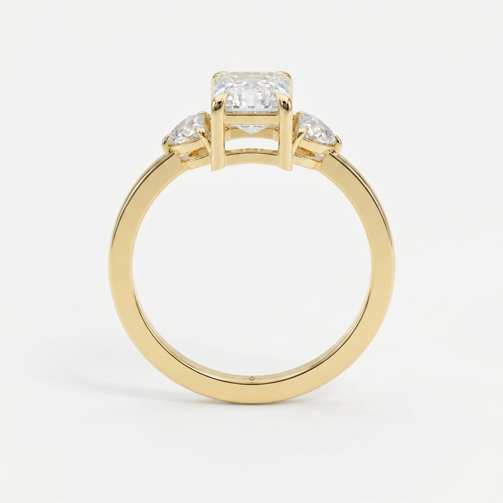 Legacy Line Emerald Ring
