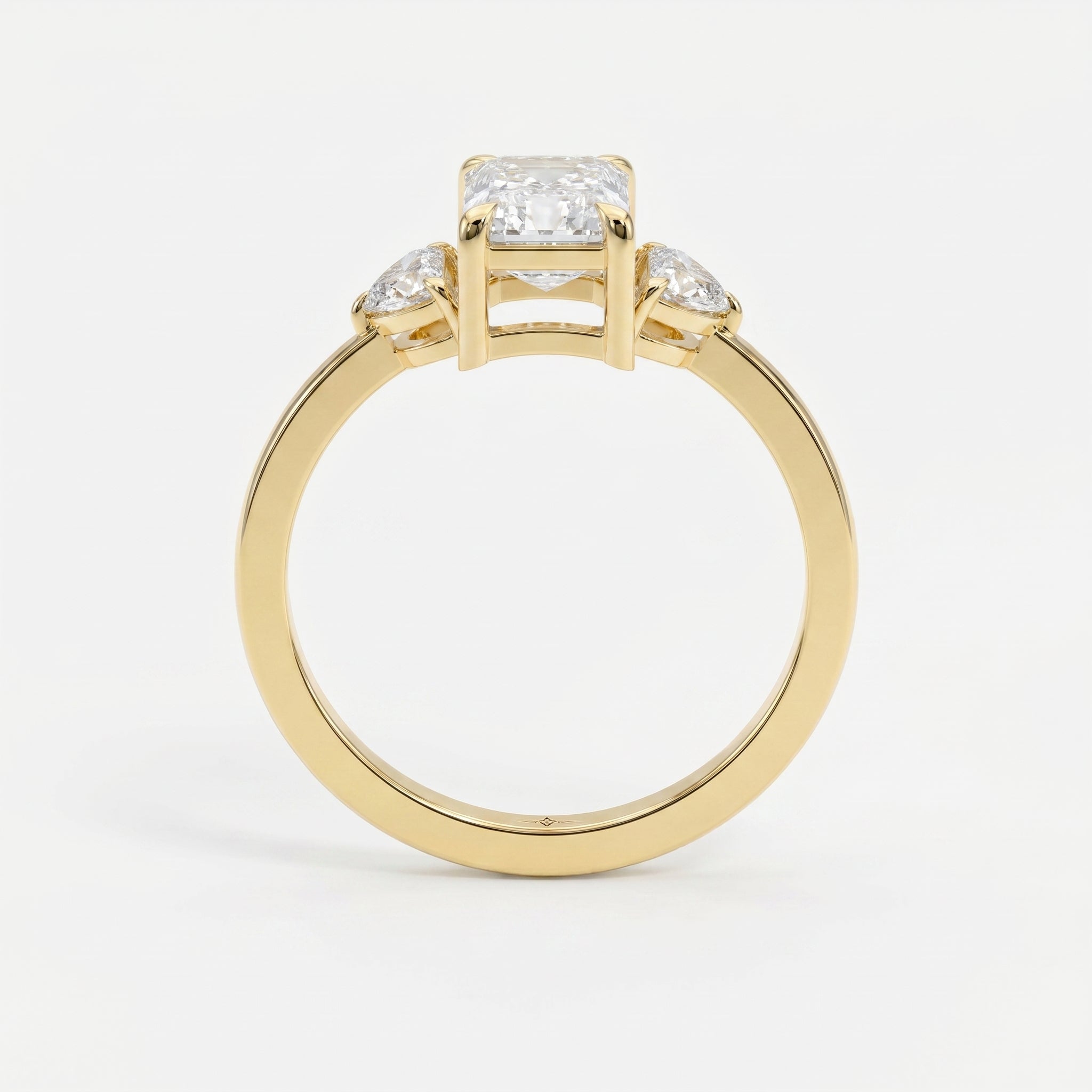 Legacy Line Emerald Ring