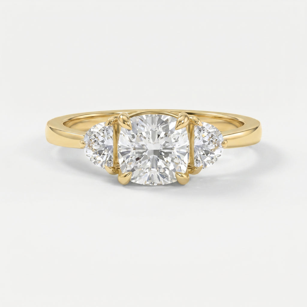 Velvet Embrace Cushion Ring