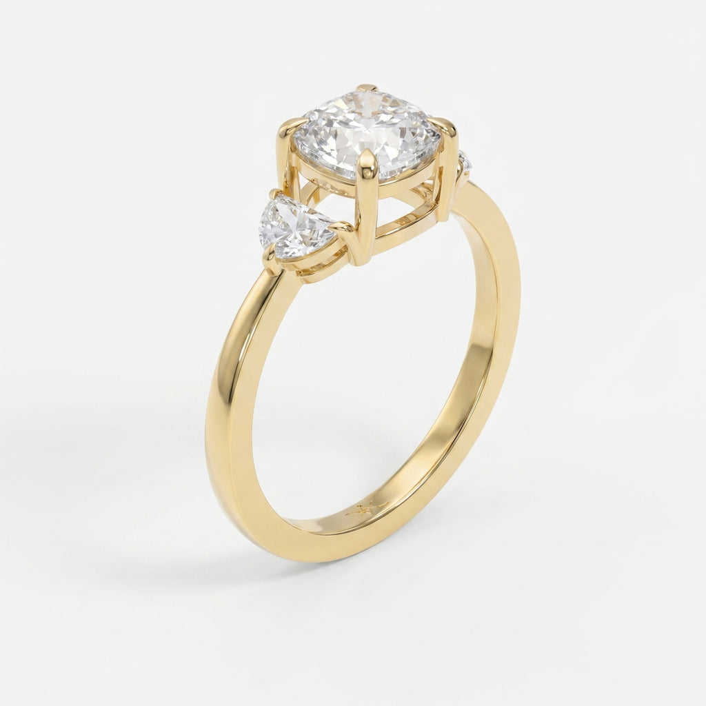 Velvet Embrace Cushion Ring