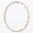 Round Shape Diamond Tennis Necklace