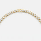 Round Shape Diamond Tennis Necklace