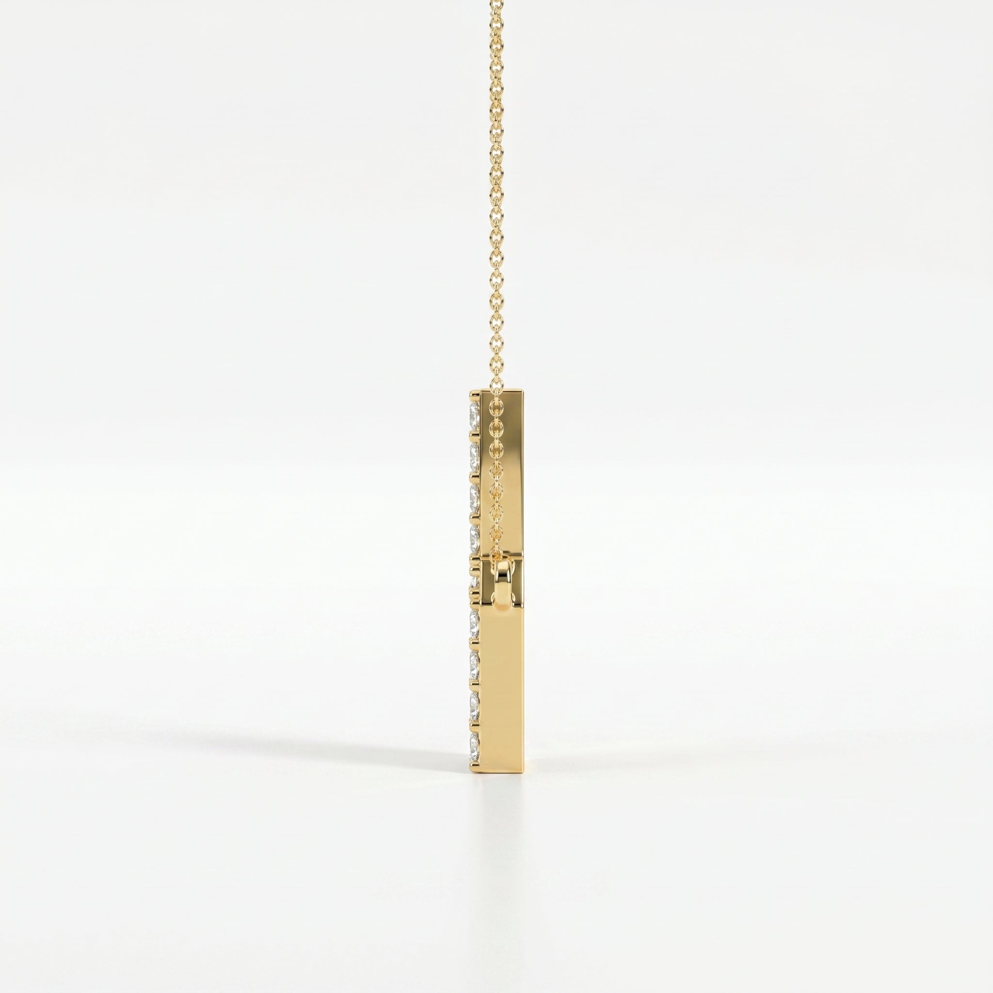 Side Way Cross Fashion Necklace