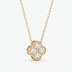 Heritage Clover Diamond Pendant Necklace