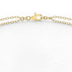 Emerald Cut Diamond Halo Double Chain Statement Design Bracelet