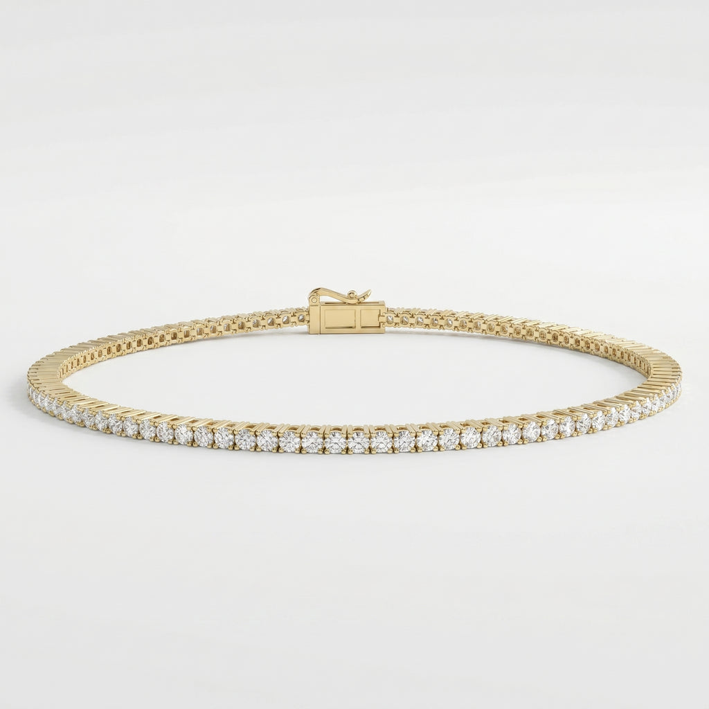 Timeless Round Brilliant Tennis Bracelets