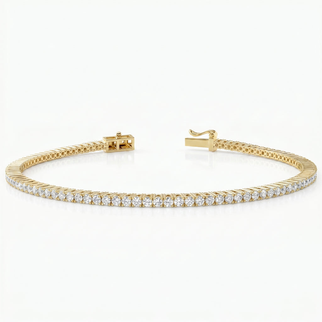 Timeless Round Brilliant Tennis Bracelets