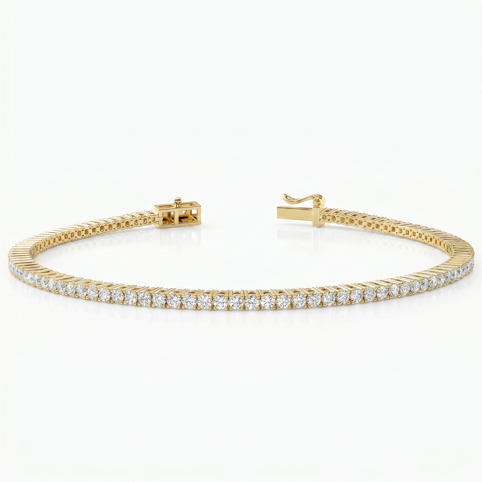 Timeless Round Brilliant Tennis Bracelets