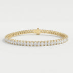 Oval Shape Diamond Tennis Bracelet