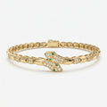 Premium Round Diamond Snake Shape Fashion Bracelet