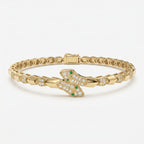 Premium Round Diamond Snake Shape Fashion Bracelet