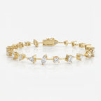 Luxury Multi-Shape Diamond Fashion Bracelet