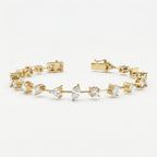 Luxury Multi-Shape Diamond Fashion Bracelet