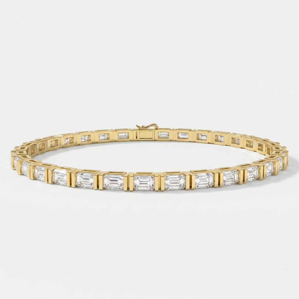 Emerald Cut Diamond Fashion Bracelet