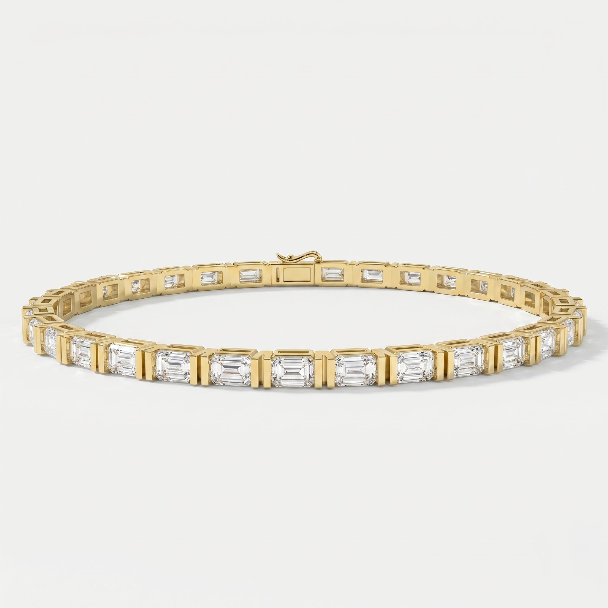 Emerald Cut Diamond Fashion Bracelet