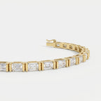 Emerald Cut Diamond Fashion Bracelet