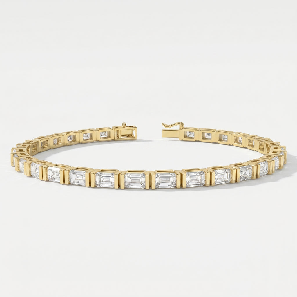 Emerald Cut Diamond Fashion Bracelet