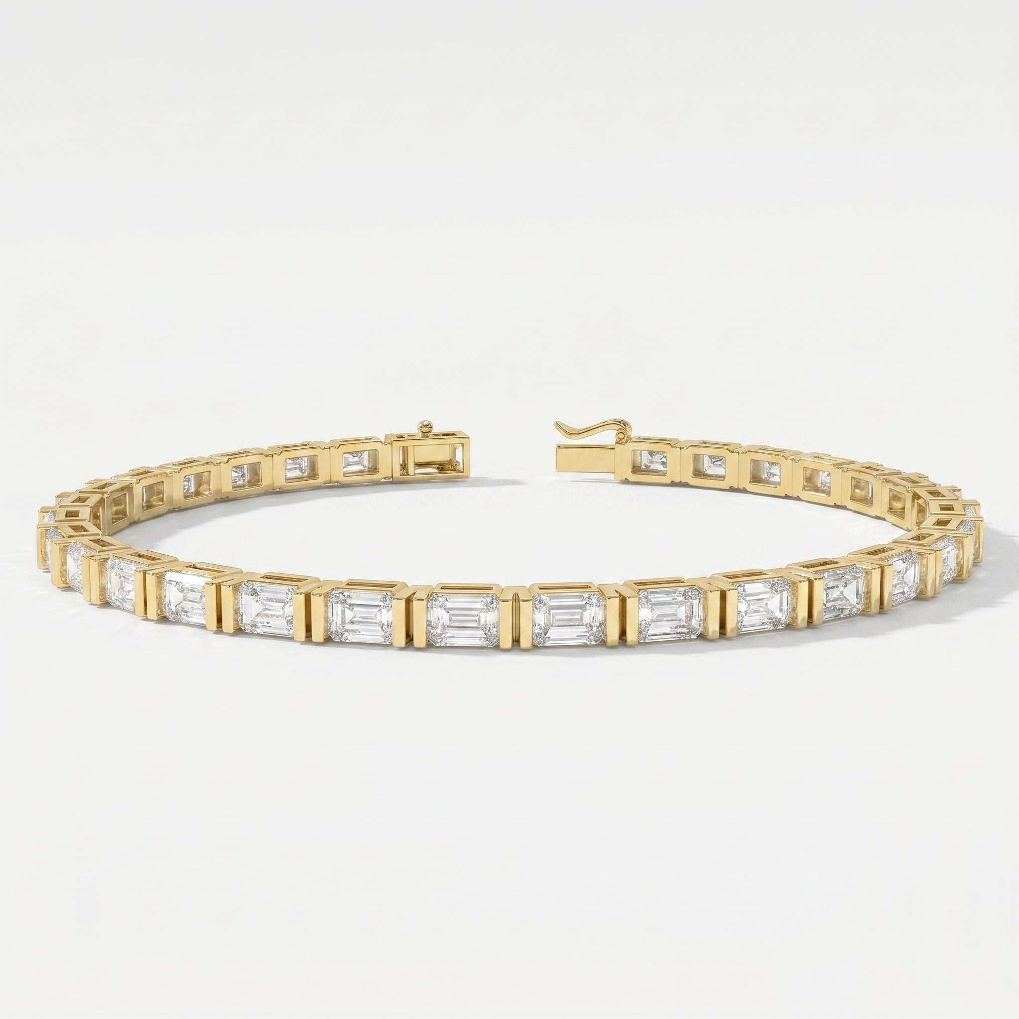 Emerald Cut Diamond Fashion Bracelet