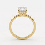 Modern heirloom luxury Emerald Cut Diamond Solitaire Ring