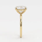 Modern Heirloom Oval Diamond Solitaire Engagement Ring