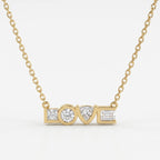 Timeless Elegance Love Diamond Pendant Necklace