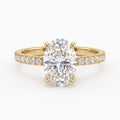 Oval Lab Grown Diamond Engagement Ring