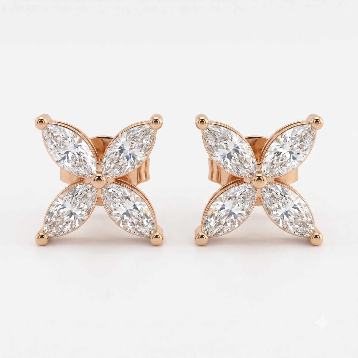 Luxury Marquise diamond butterfly Design Fashion earrings