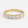 Elegant five-stone diamond Eternity ring