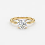 Classic round brilliant Diamond Solitaire Engagement ring
