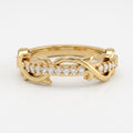 Celestial Eterna Wave Round Diamond Eternity Ring