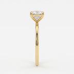Modern Princess Cut Diamond Solitaire Engagement Ring