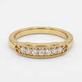 Seven-Stone Radiance Round Diamond Eternity Ring