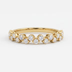 Aurielle Bloom Round Diamond Eternity Ring