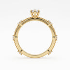 The Royal Marquise Diamond Radiance side stone Ring