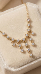 Round Diamond Fashion Necklaces