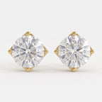 Celestia Radiance Round Brilliant Stud Earrings