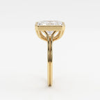 The Aurelia Radiance Radiant Diamond Hidden Halo Ring