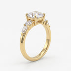 Modern Heirloom Celestine Cushion Diamond Engagement Ring