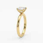 Modern Princess Cut Diamond Solitaire Engagement Ring