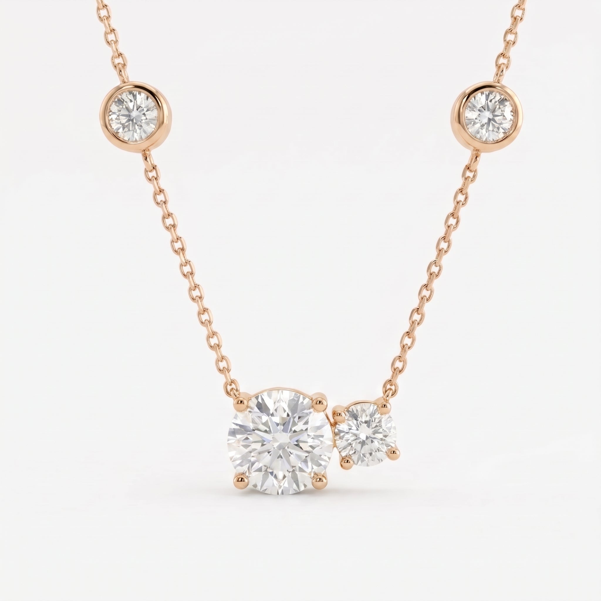 Round Diamond Minimalist Luxury Pendant