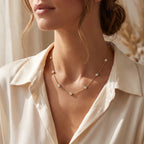 Modern Élan Lumière Round Diamond Fashion Necklace