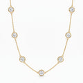 Modern Élan Lumière Round Diamond Fashion Necklace