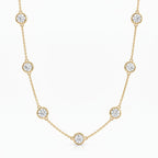 Modern Élan Lumière Round Diamond Fashion Necklace