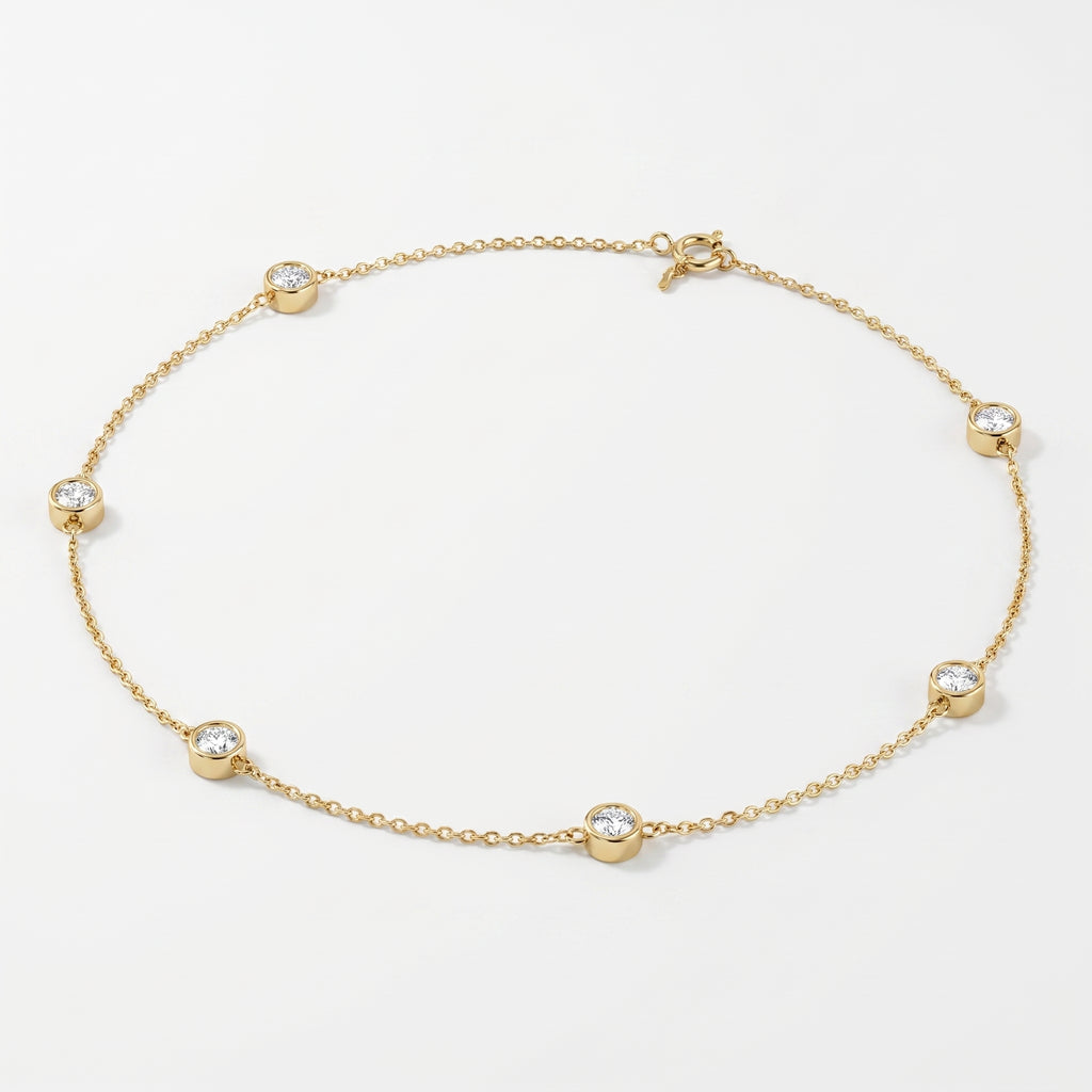 Modern Élan Lumière Round Diamond Fashion Necklace