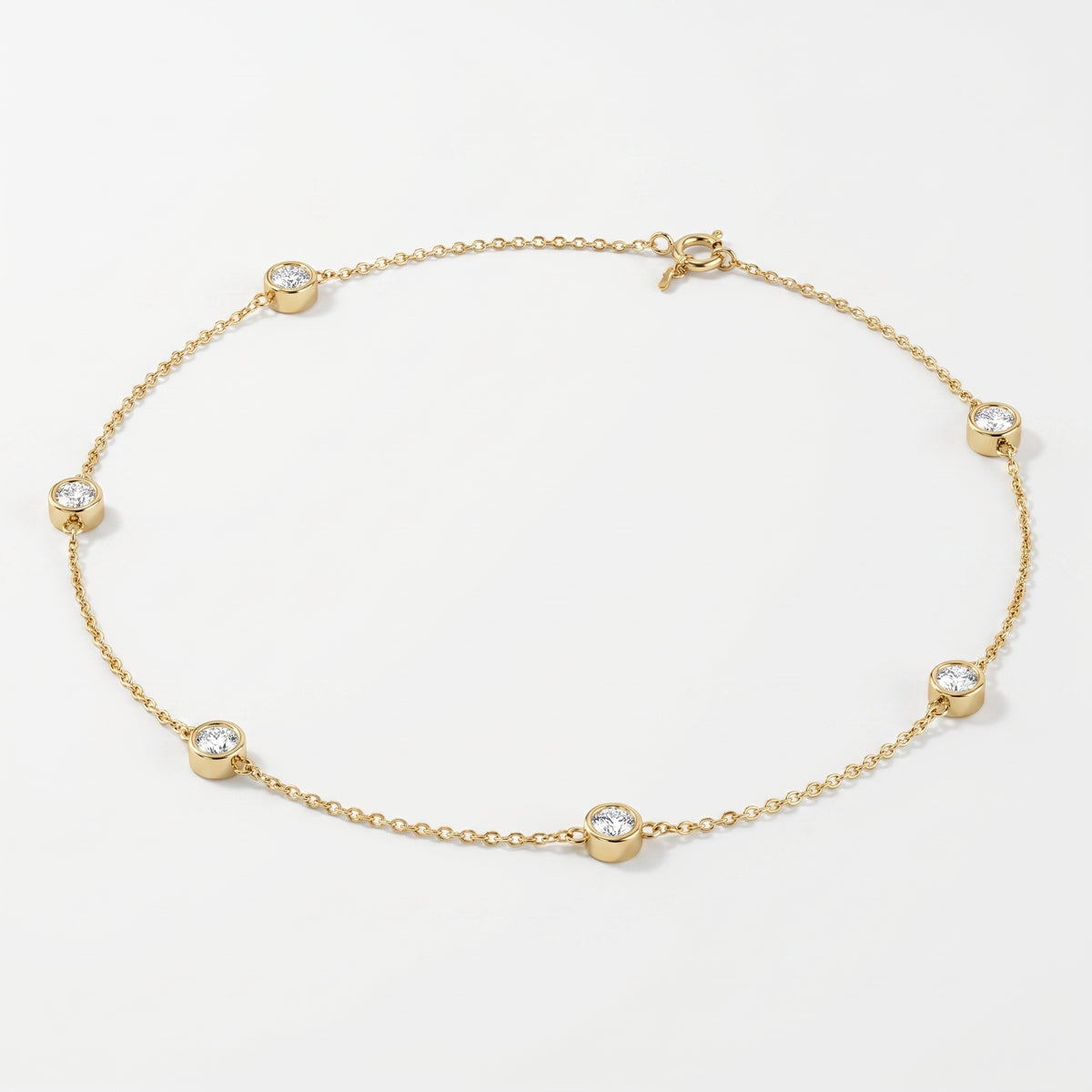 Modern Élan Lumière Round Diamond Fashion Necklace