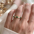 Luxury Round Diamond Vintage Inspired Fashion Ring