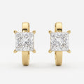 The Aurelia Princess Diamond Huggies Hoops Earrings